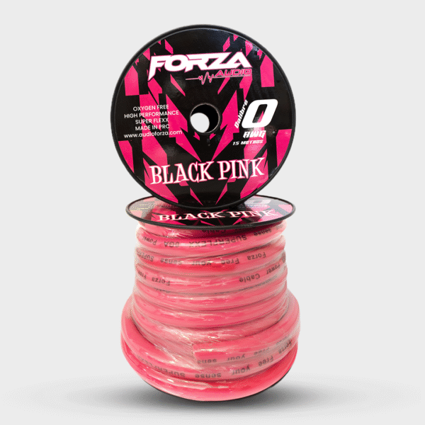 Cable Calibre 0 AWG Largo 15 Metros Black Pink