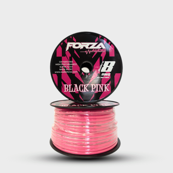 Cable Calibre 8 AWG Largo 50 Metros Black Pink
