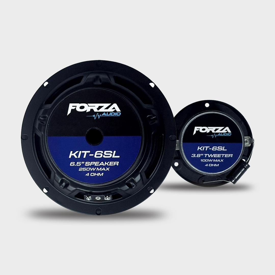 Parlante Medio de 6,5" Pulgadas Forza Tweeter 3,8" KIT-6SL - Imagen 2